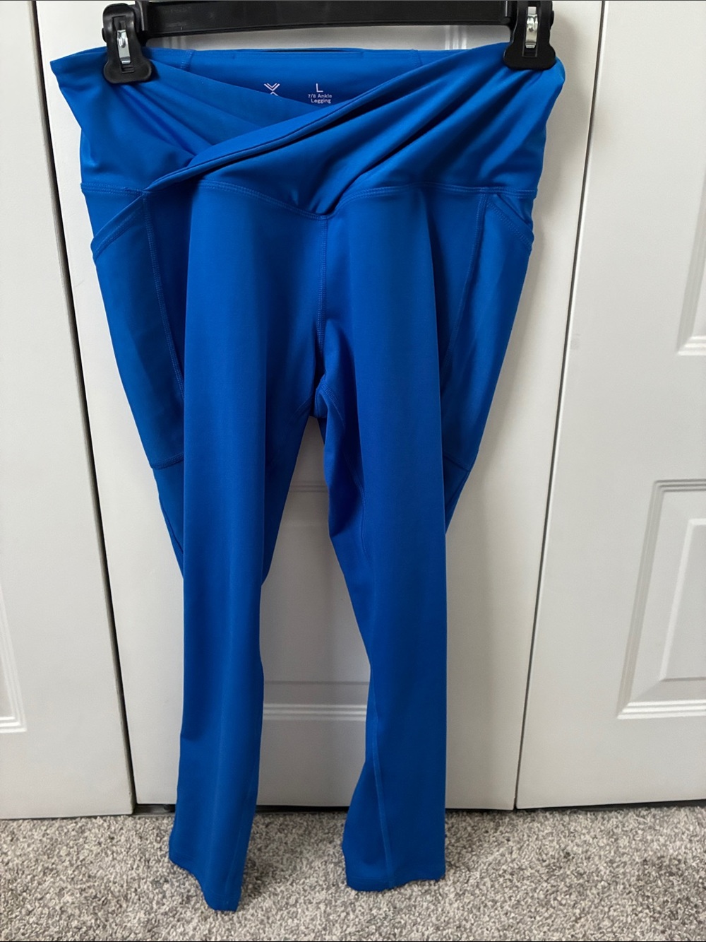 Xersion Bright Blue High-Waist Leggings